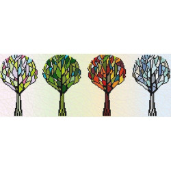 Deimantinė mozaika 4 SEASONS SPARKLE 60x22