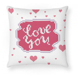 Deimantinė mozaika LOVE YOU MINI PILLOW 18x18