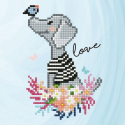 Deimantinė mozaika DOGGIE LOVE 20,3x20,3