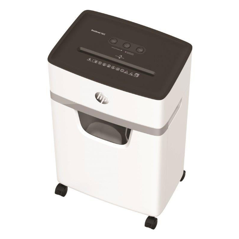 Dokumentų naikiklis HP ONESHRED 15CC šv.pilkas Dokumentų naikiklis HP ONESHRED 15CC šv.pilkas