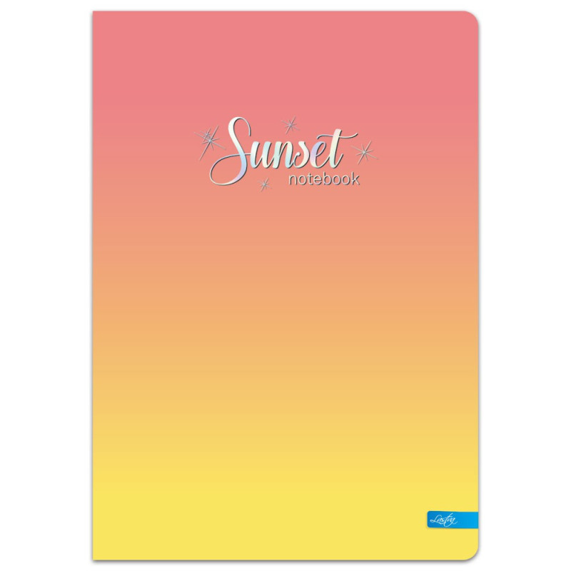Sąsiuvinis,A5,52l,80g,lang, SUNSET