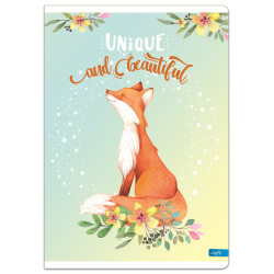 Sąsiuvinis,A4,52l,80g,linija, CUTE Sąsiuvinis,A4,52l,80g,linija, CUTE