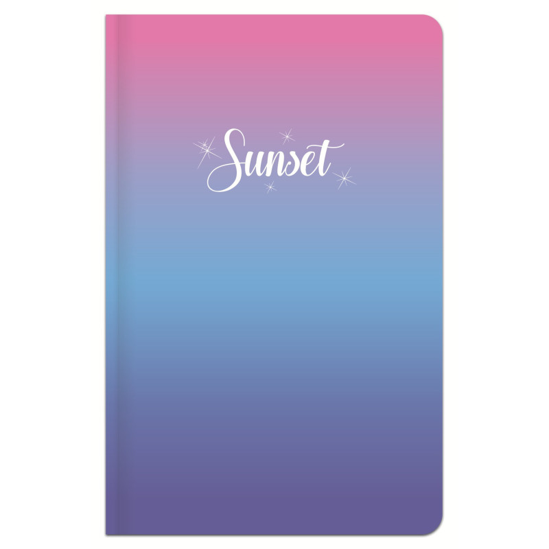 Užrašų knygutė, A6,96lapai, 70g, lang, SUNSET Užrašų knygutė, A6,96lapai, 70g, lang, SUNSET