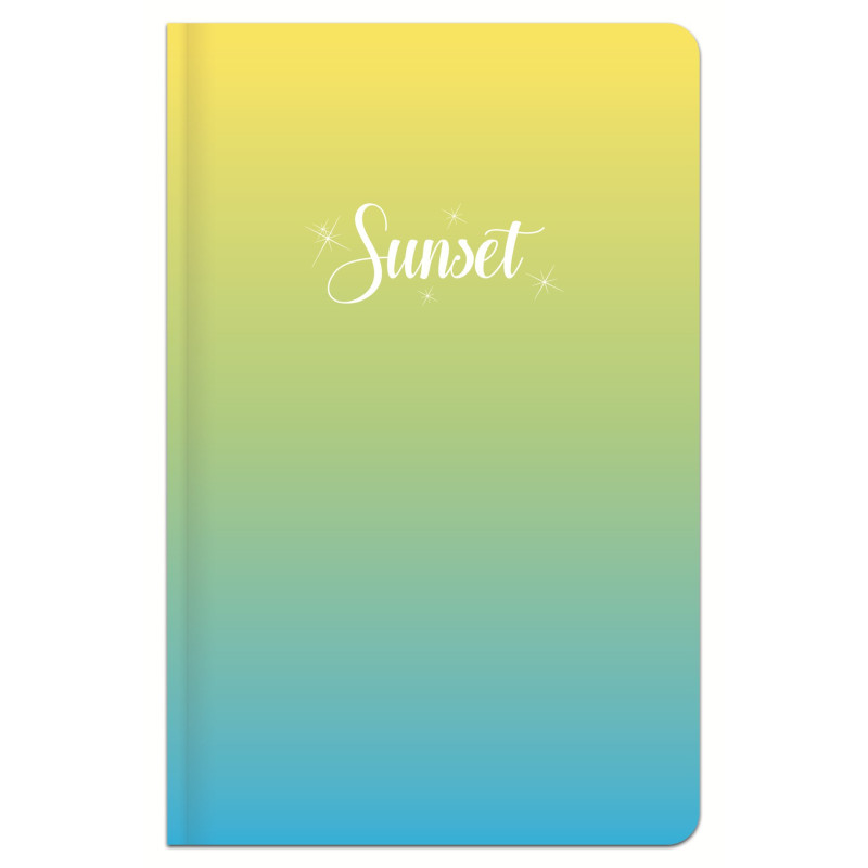 Užrašų knygutė, A6,96lapai, 70g, lang, SUNSET Užrašų knygutė, A6,96lapai, 70g, lang, SUNSET
