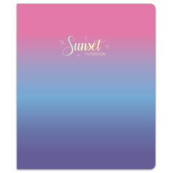 Sąsiuvinis(platus) A5 12l. 80g, linija SUNSET Sąsiuvinis(platus) A5 12l. 80g, linija SUNSET