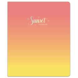 Sąsiuvinis(platus) A5 12l. 80g, linija SUNSET