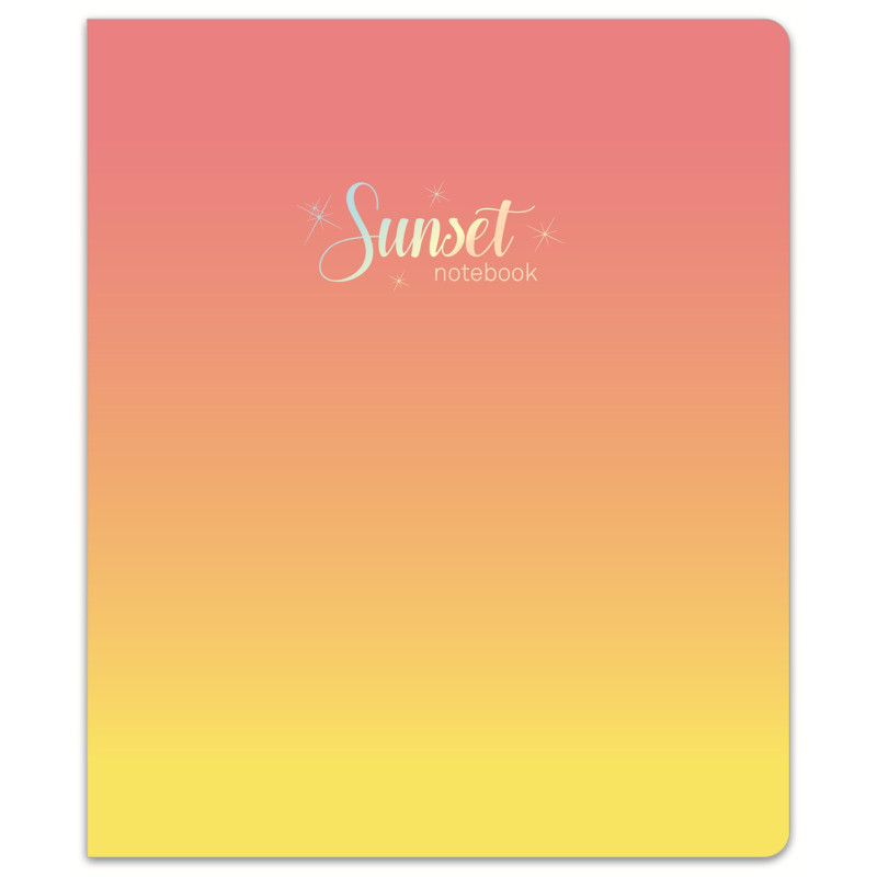 Sąsiuvinis(platus) A5 12l. 80g, lang. SUNSET Sąsiuvinis(platus) A5 12l. 80g, lang. SUNSET