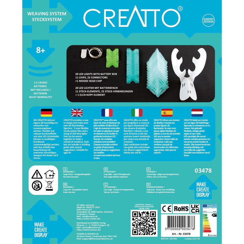 Mokomasis rinkinys CREATTO MOOSE Mokomasis rinkinys CREATTO MOOSE
