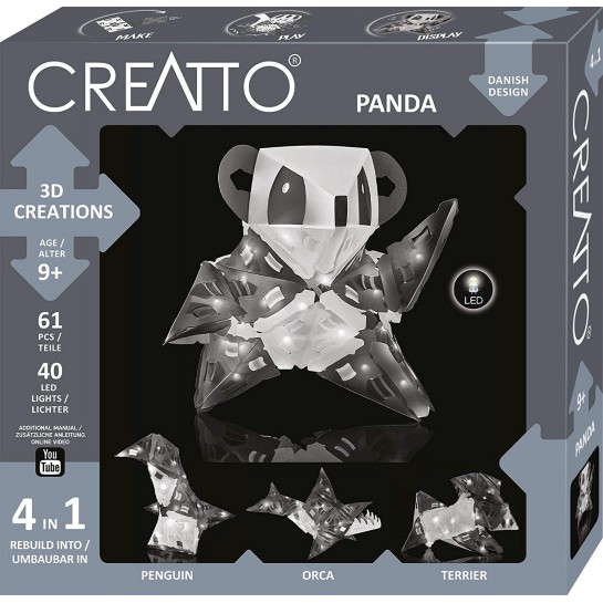 Mokomasis rinkinys CREATTO PANDA