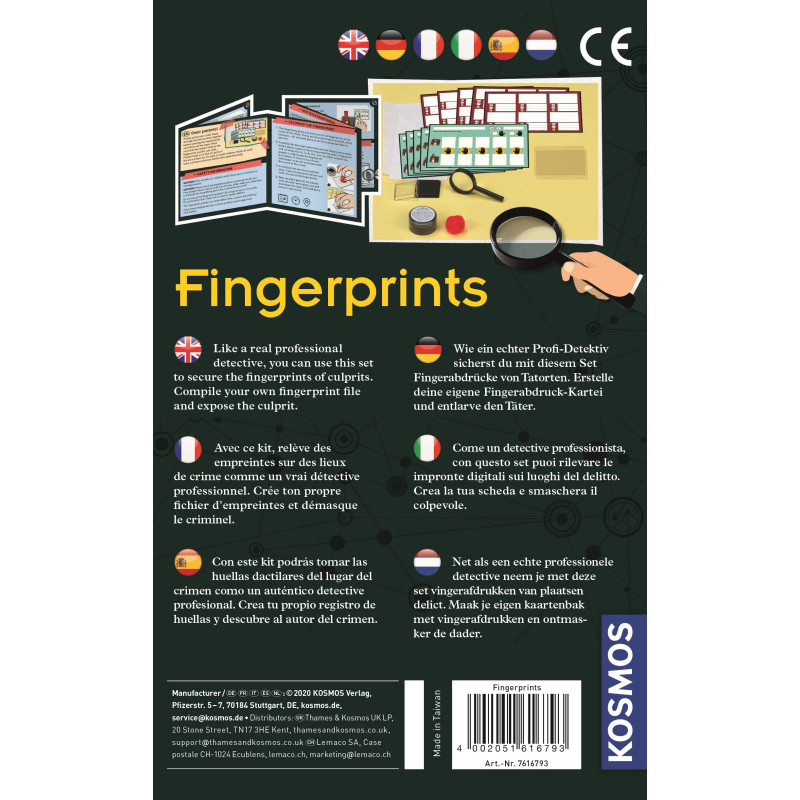 Lavinamasis rinkinys FINGER PRINTS Lavinamasis rinkinys FINGER PRINTS