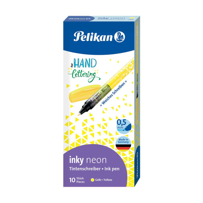 Rašiklis INKY 273 neon yellow Rašiklis INKY 273 neon yellow