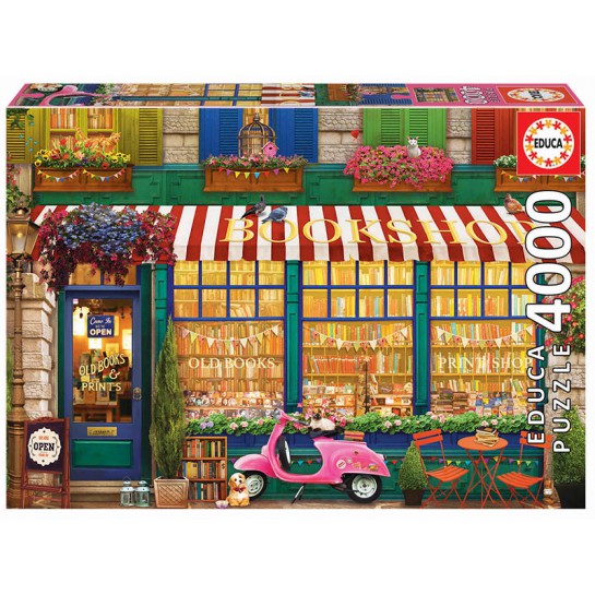 Dėlionė (puzzle) 4000 VINTAŽINIS KNYGYNAS 12-99metų