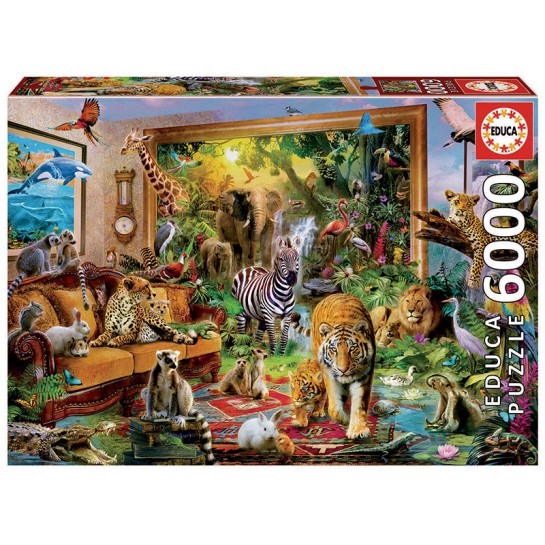 Dėlionė (puzzle) 6000 MIEGAMOJO DIZAINAS 12-99metų