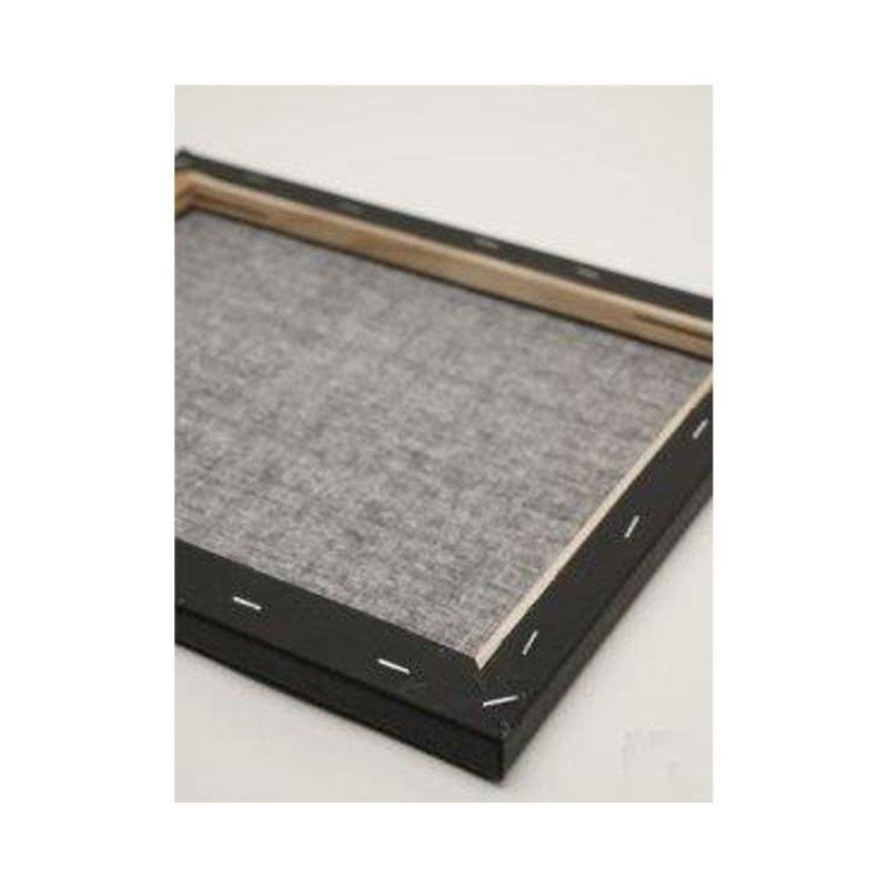 Drobė gruntuota ant porėmio juoda 40x40cm Drobė gruntuota ant porėmio juoda 40x40cm