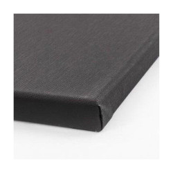 Drobė gruntuota ant porėmio juoda 30x60cm Drobė gruntuota ant porėmio juoda 30x60cm