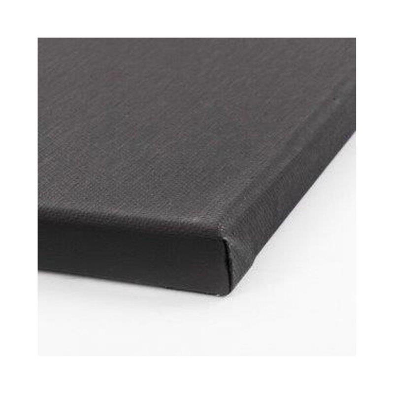 Drobė gruntuota ant porėmio juoda 30x60cm Drobė gruntuota ant porėmio juoda 30x60cm