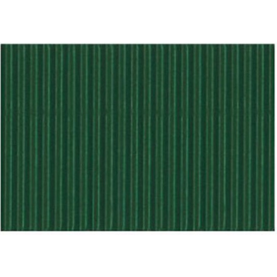 Gofruotas kartonas 50x70cm Folia tams.žalias