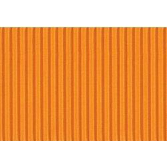 Gofruotas kartonas 50x70cm Folia oranžinis