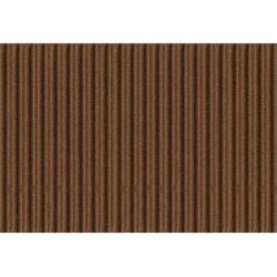 Gofruotas kartonas 50x70cm Folia rudas
