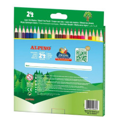 Spalvoti pieštukai ALPINO 24sp Spalvoti pieštukai ALPINO 24sp