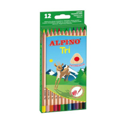 Spalvoti pieštukai ALPINO TRI 12sp