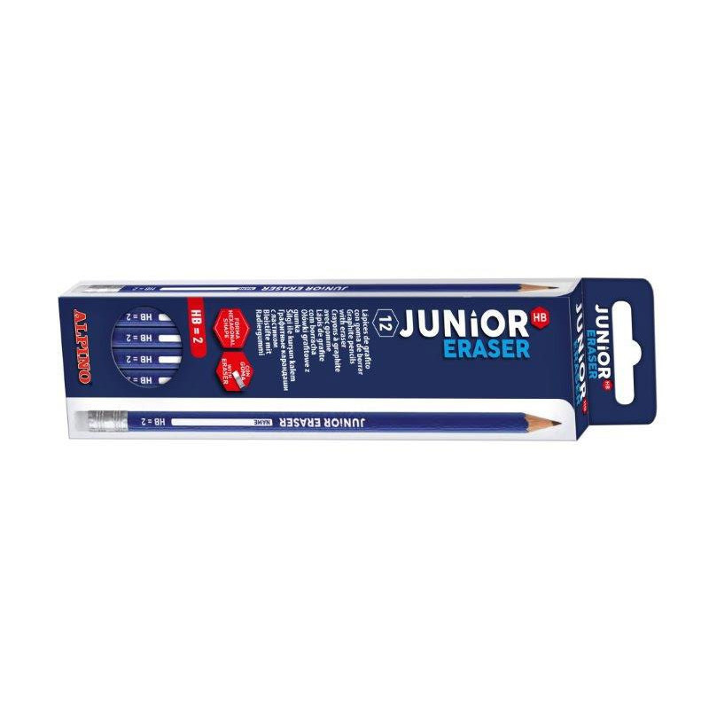 Pieštukas su trintuku ALPINO JUNiOR HB 12vnt Pieštukas su trintuku ALPINO JUNiOR HB 12vnt