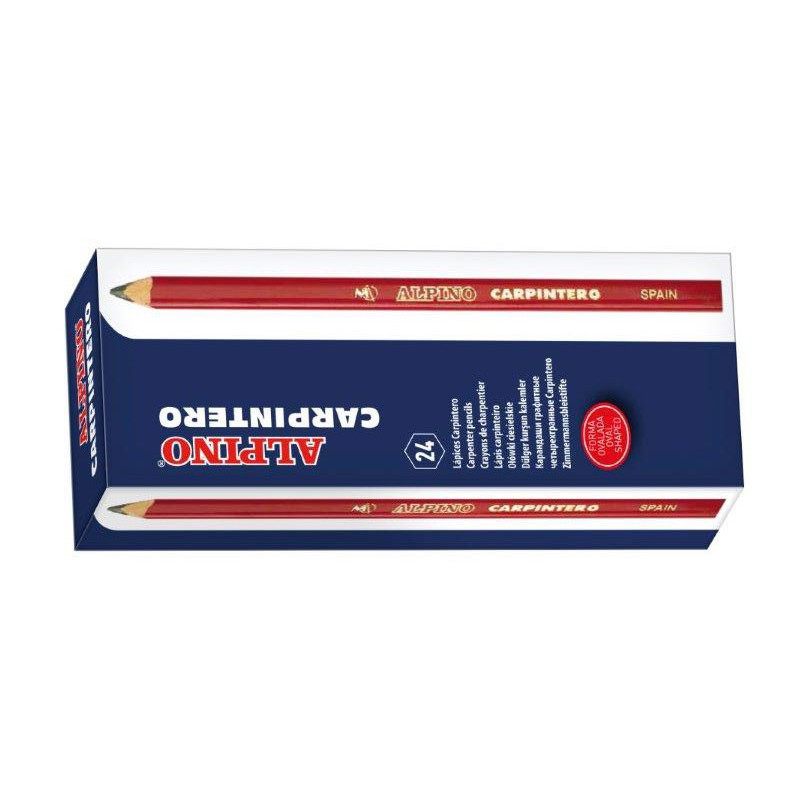 Pieštukas ALPINO Carpinter (staliaus) 24vnt Pieštukas ALPINO Carpinter (staliaus) 24vnt