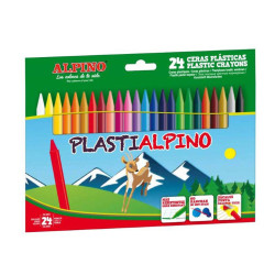 Vaškinės kreidutės PLASTIALPINO 24sp 8mm