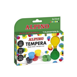Guašas ALPINO 6 x 16ml+teptukas