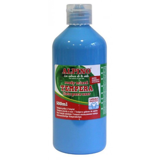 Guašas ALPINO 500ml blue cyan Guašas ALPINO 500ml blue cyan
