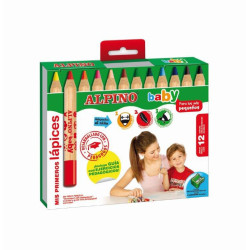 Spalvoti pieštukai ALPINO Baby 12sp