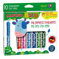 Flomasteriai ALPINO Baby 10sp