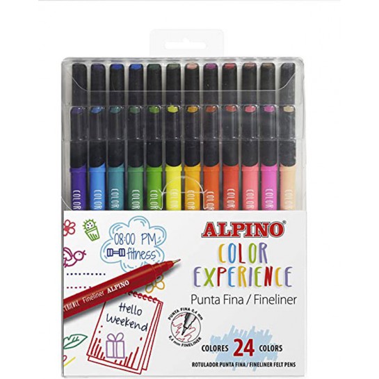 Rašiklių rinkinys ALPINO Color Experience 24sp