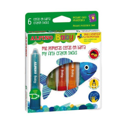Kreidelės ALPINO Baby 6sp