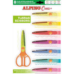 Žirklių rinkinys ALPINO Crea+ 8vnt