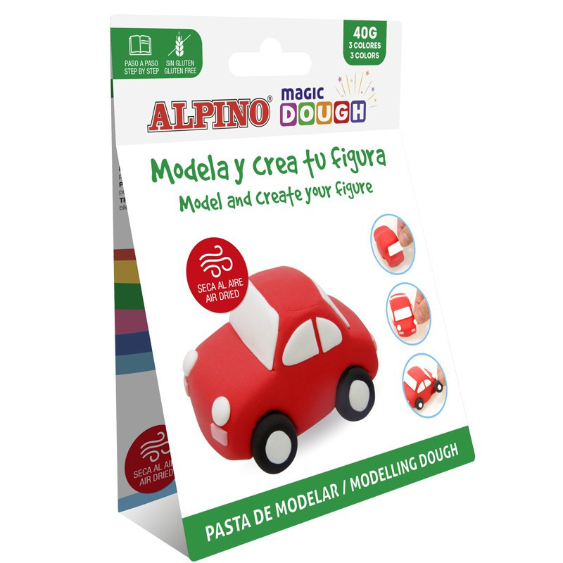 Modelinas ALPINO Magic Dough TRANSPORTE Modelinas ALPINO Magic Dough TRANSPORTE