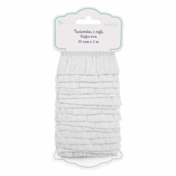 Rafija 30mm x 2m white