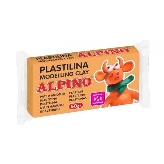 Plastilinas ALPINO 50g lašišos sp.