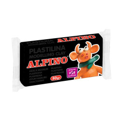 Plastilinas ALPINO 50g juodas