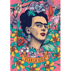 Dėlionė (puzzle) 500 FRIDA KAHLO VIVA 10-99 metų Dėlionė (puzzle) 500 FRIDA KAHLO VIVA 10-99 metų