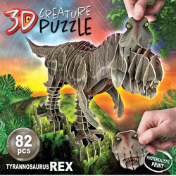 Dėlionė 3D T-REX 6-99 metų Dėlionė 3D T-REX 6-99 metų
