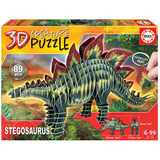 Dėlionė 3D STEGOSAURAS 6-99 metų