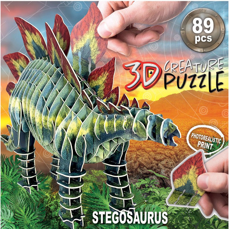 Dėlionė 3D STEGOSAURAS 6-99 metų Dėlionė 3D STEGOSAURAS 6-99 metų