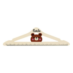 Medinė liniuotė 15cm MEŠKA-PAKABA