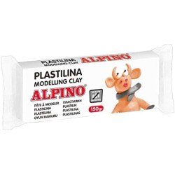 Plastilinas ALPINO 150g white