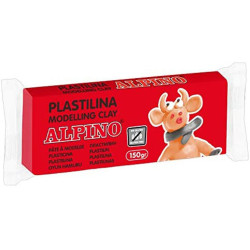 Plastilinas ALPINO 150g red