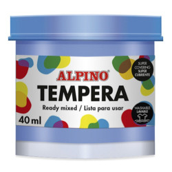 Guašas (tempera) ALPINO 40ml blue cyan