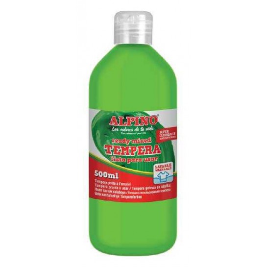 Guašas (tempera) ALPINO 500ml green light Guašas (tempera) ALPINO 500ml green light