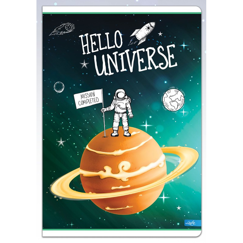 Sąsiuvinis A4 52l 80g linija SPACE Sąsiuvinis A4 52l 80g linija SPACE