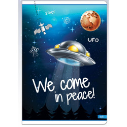 Sąsiuvinis A4 52l 80g linija SPACE Sąsiuvinis A4 52l 80g linija SPACE